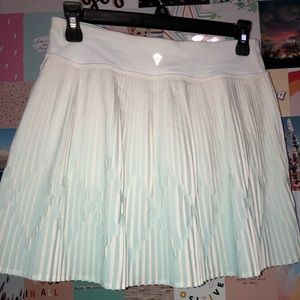Ivivva white and teal skirt